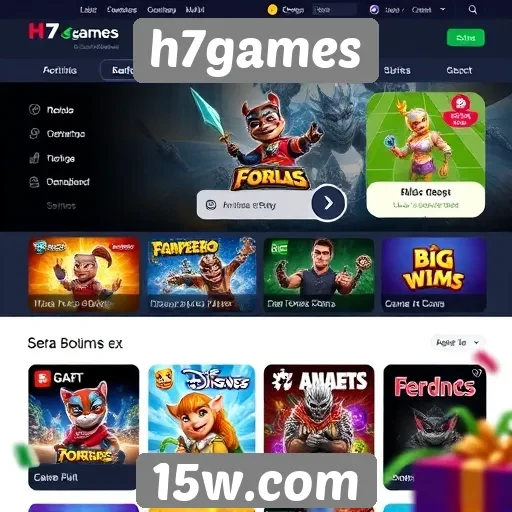 Navegação simplificada melhora experiência no H7Games
